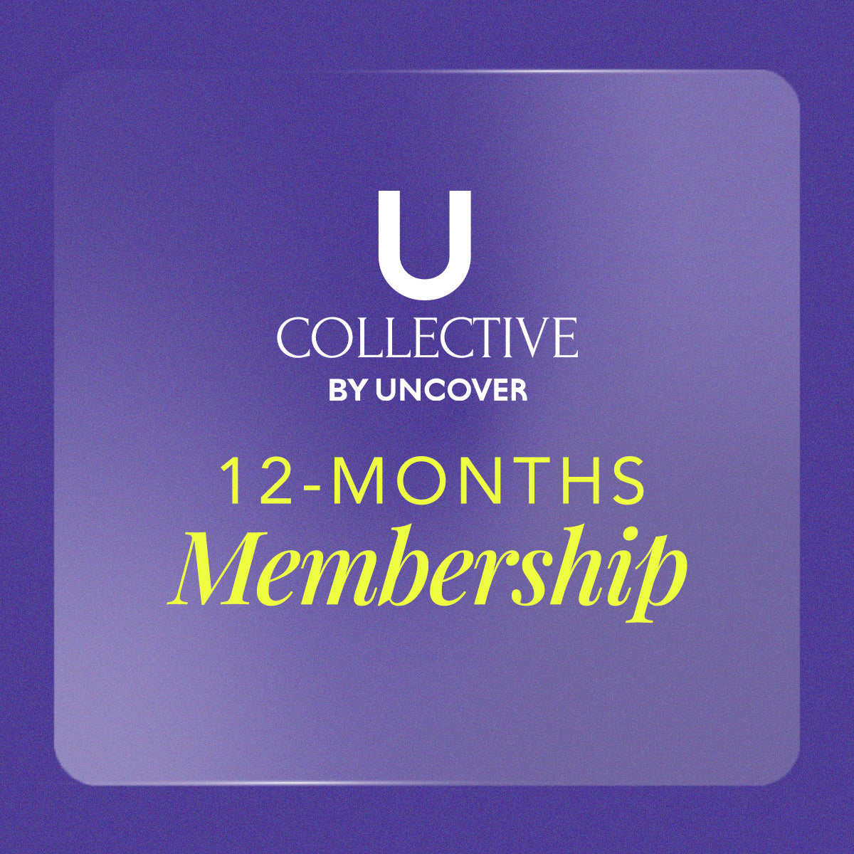 The U Collective - 12 Months Membership